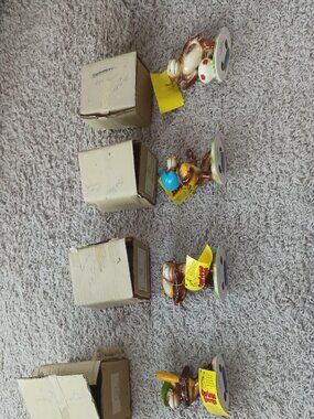 NEW Gorham Curious George LOT of 5 Sports Figures Baseball Football Soccer